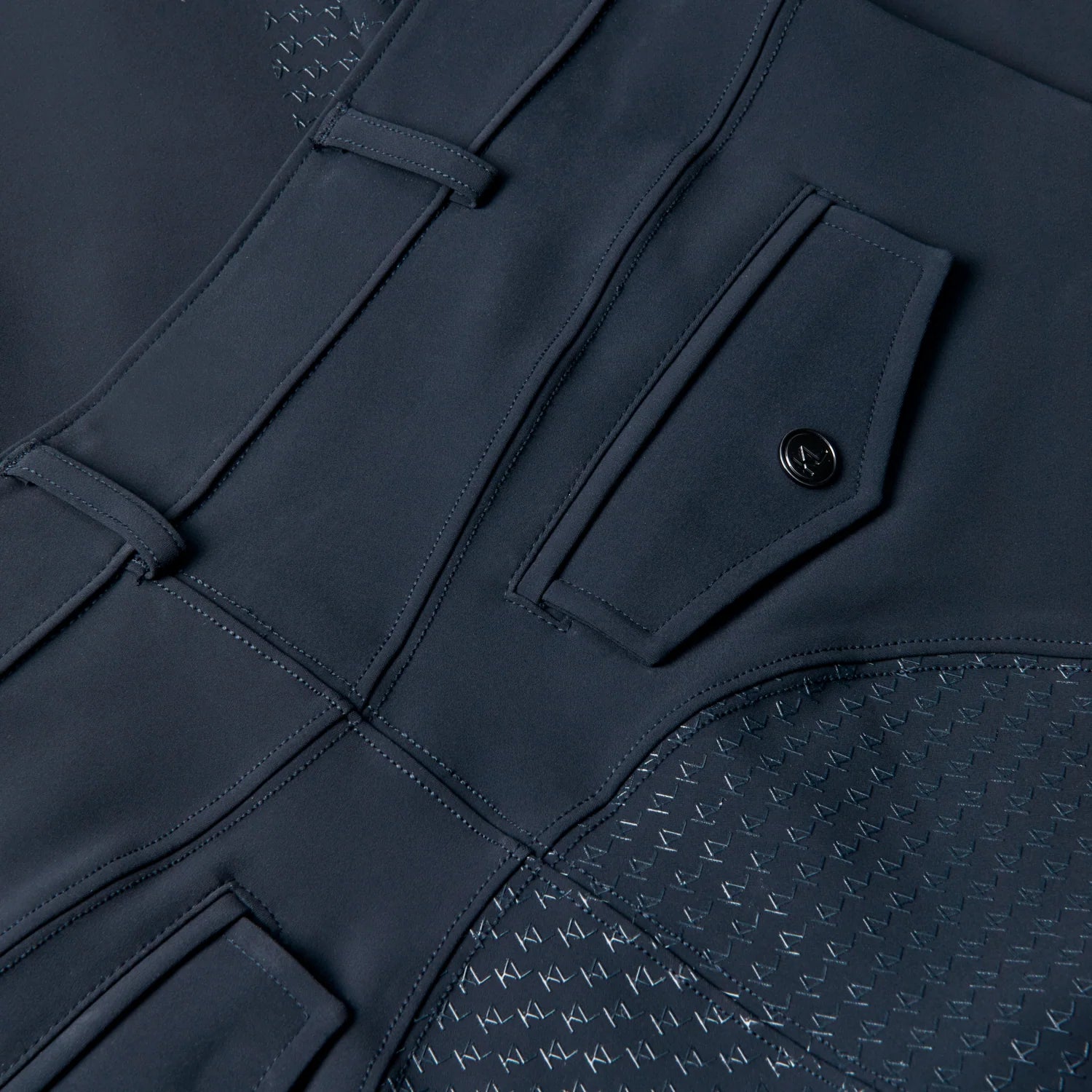 Kingsland KLKent Mens Full-Grip Riding Breeches Navy