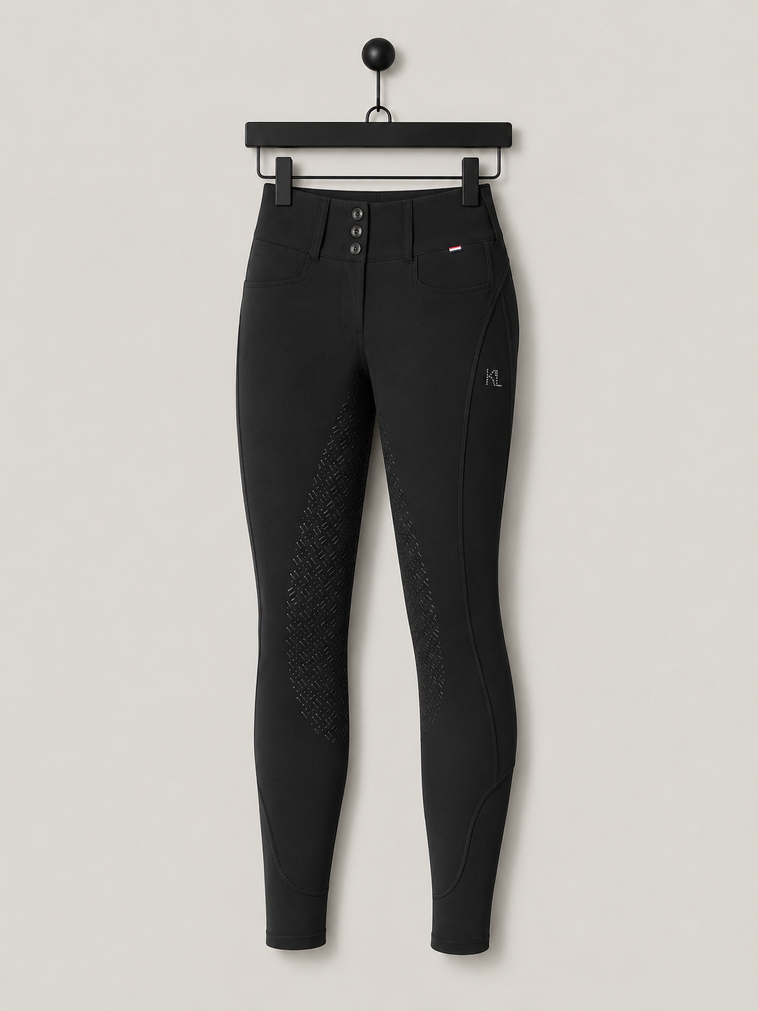 Kingsland KLKimi A Shape Mid- Waist Full-Grip Ladies Breeches Black