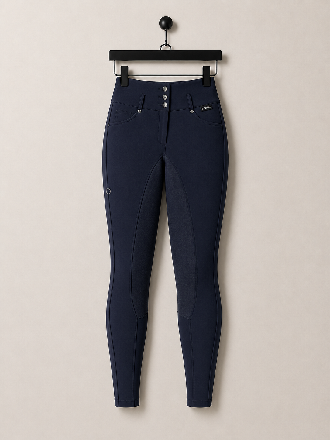 Pikeur Candela New FlexTec Suede Full Grip Breeches High Waist Navy