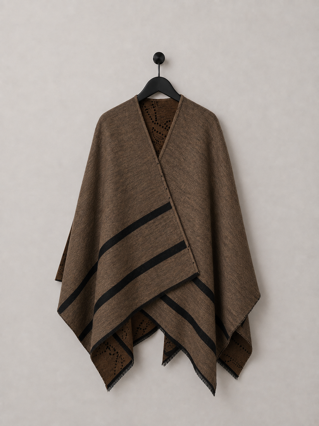 Pikeur 2-1 Wrap Cape Poncho Mocha Cream