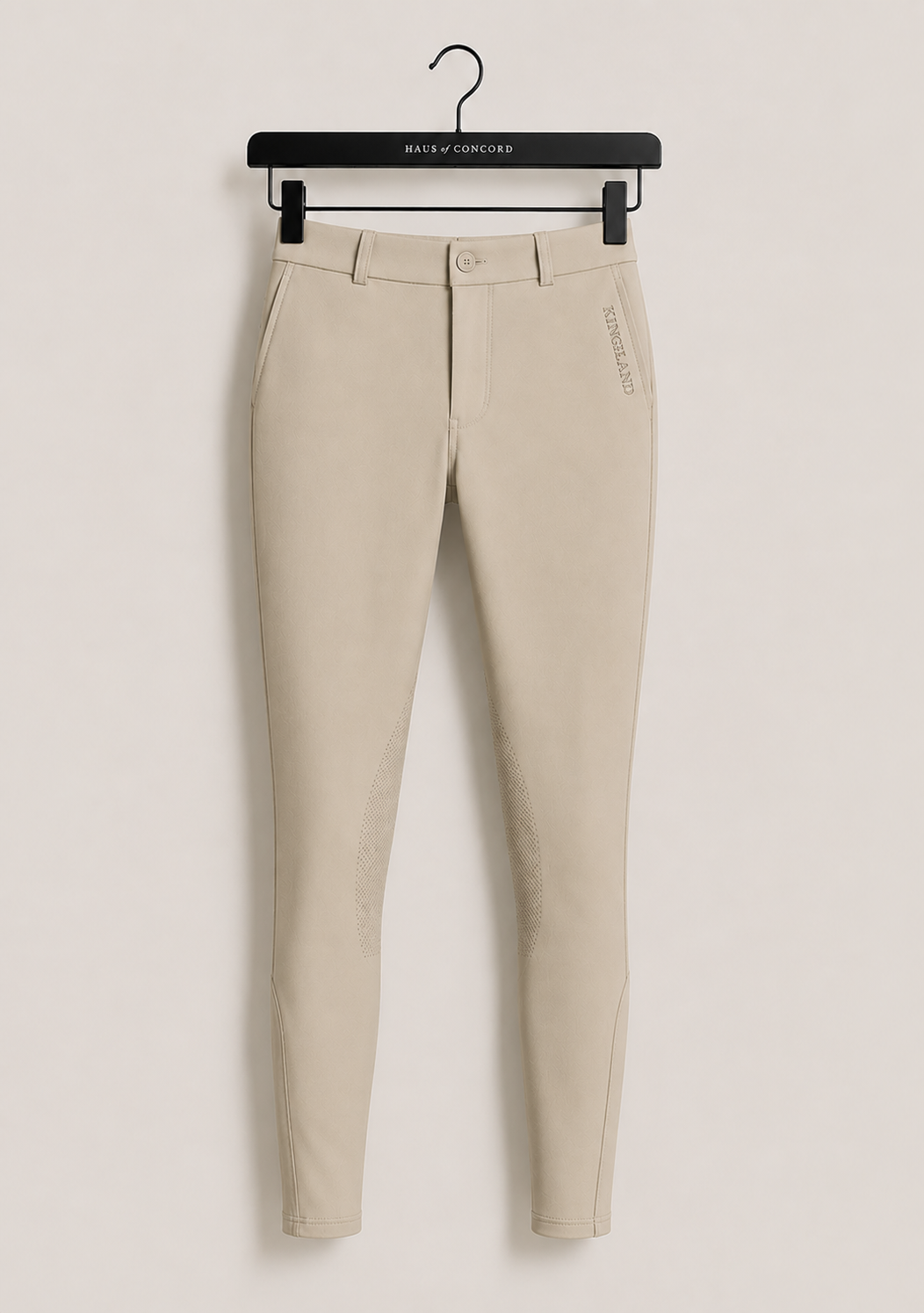 Kingsland KLKenton Mens Knee Grip Riding Breeches Beige