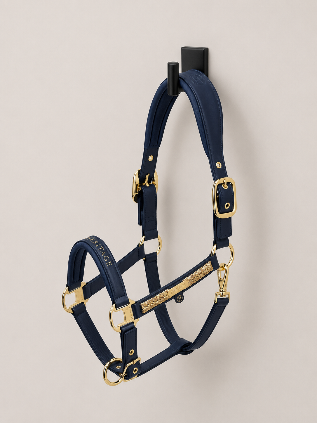 Eskadron Halter Faux Leather Heritage Dark Navy