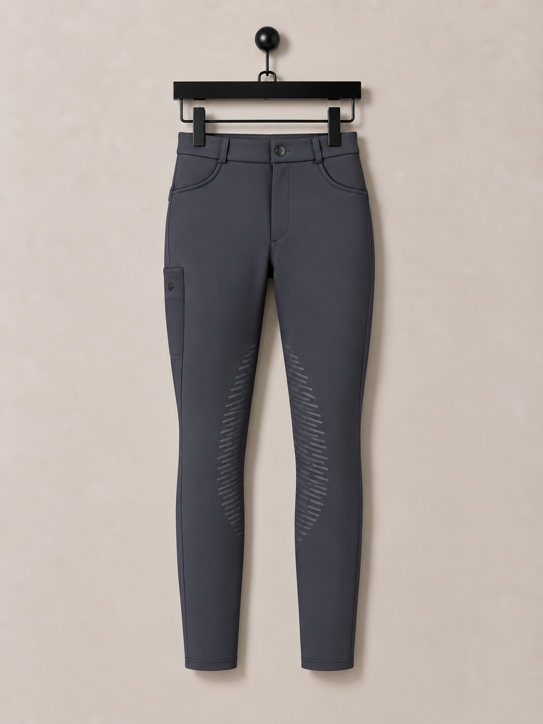 Pikeur Fendrik Breeches Mens GripTec Knee Grip Navy and Gray