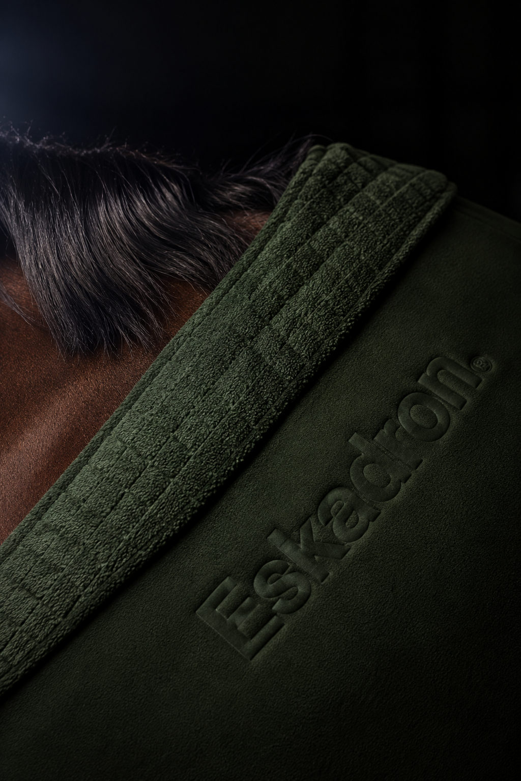 Eskadron Double Fleece Mid Weight Sweat Rug Cooler Deep Green