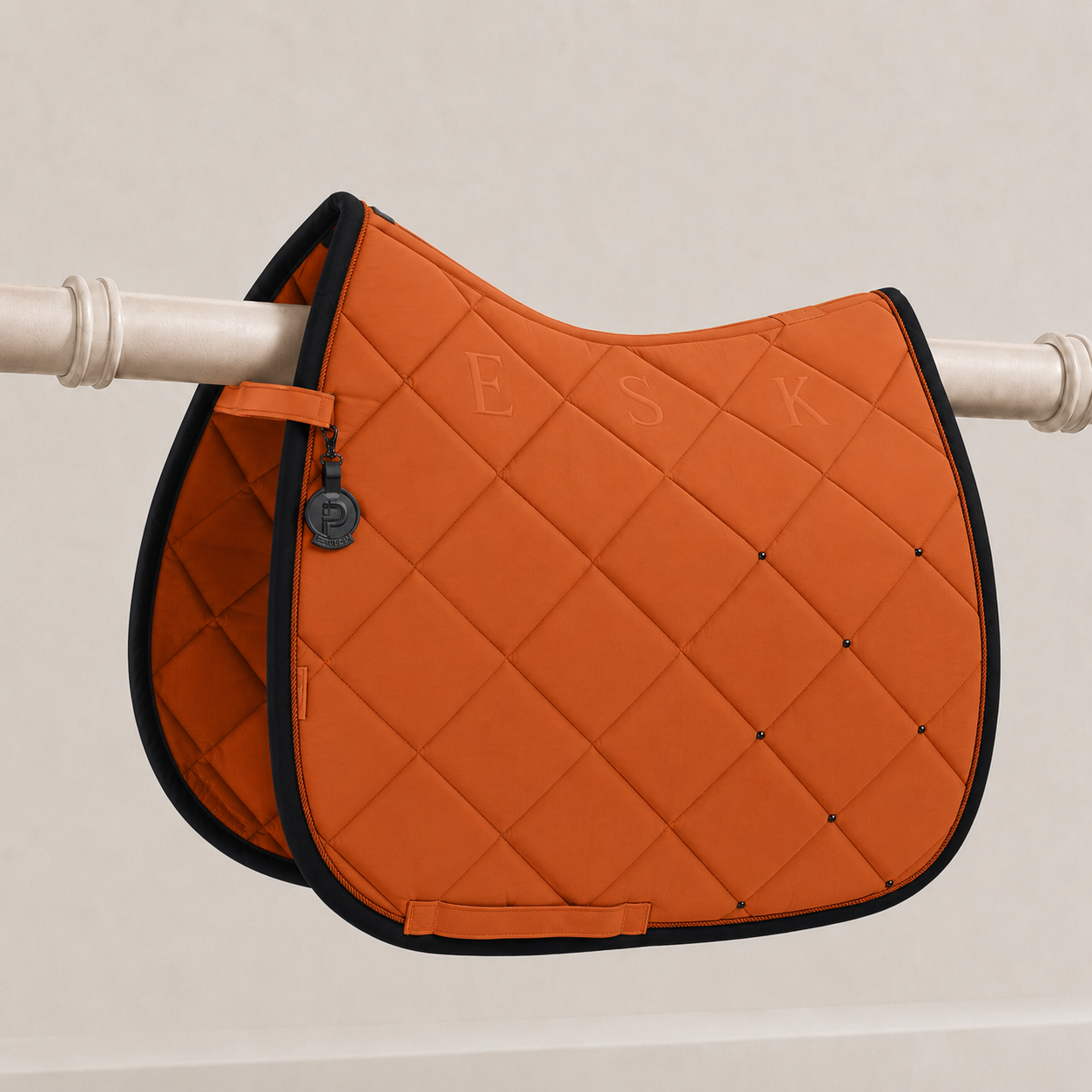 Eskadron Platinum Diamond Dressage Saddle Pad Amber Orange