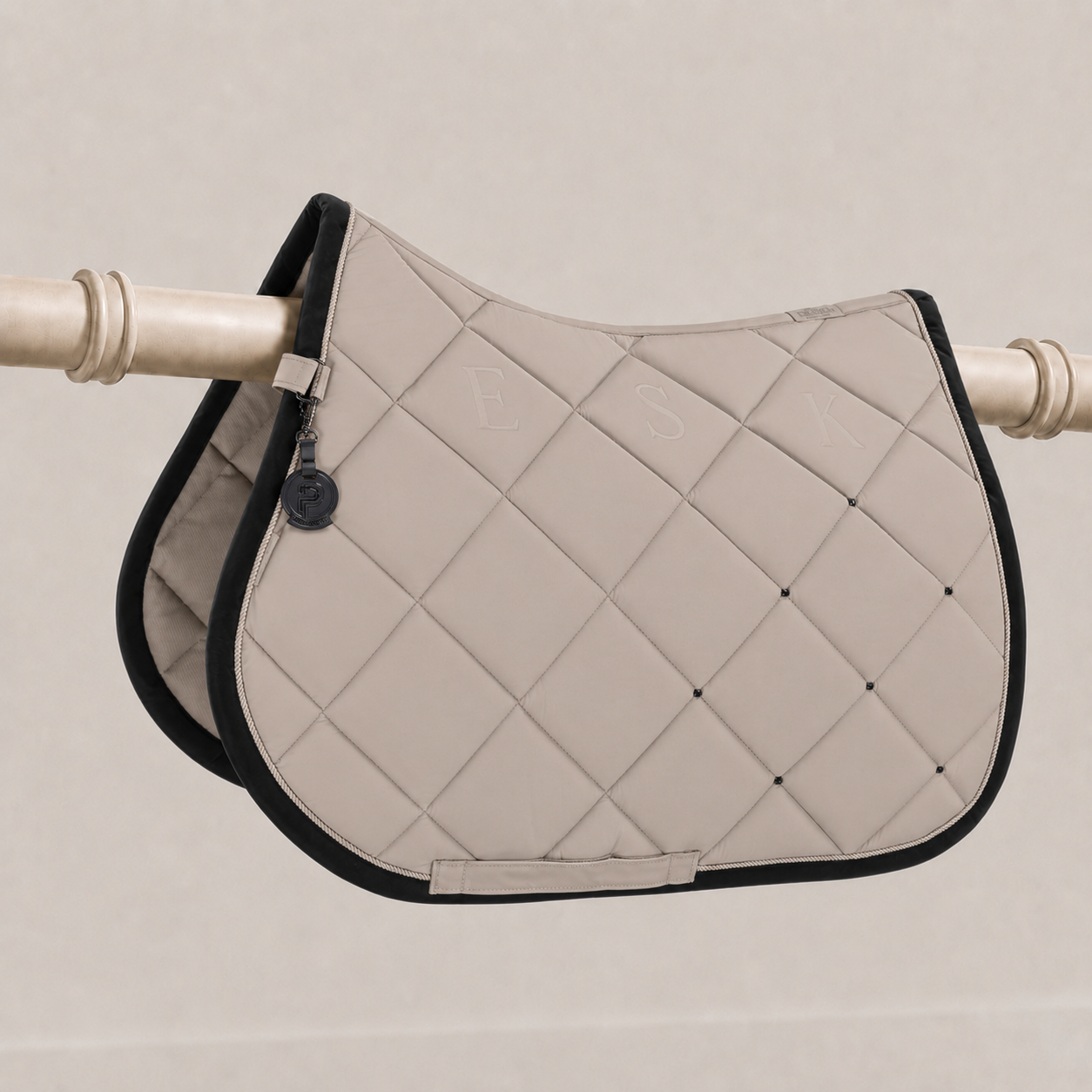 Eskadron Platinum Diamond All Purpose Jumping Saddle Pad Pale Gray