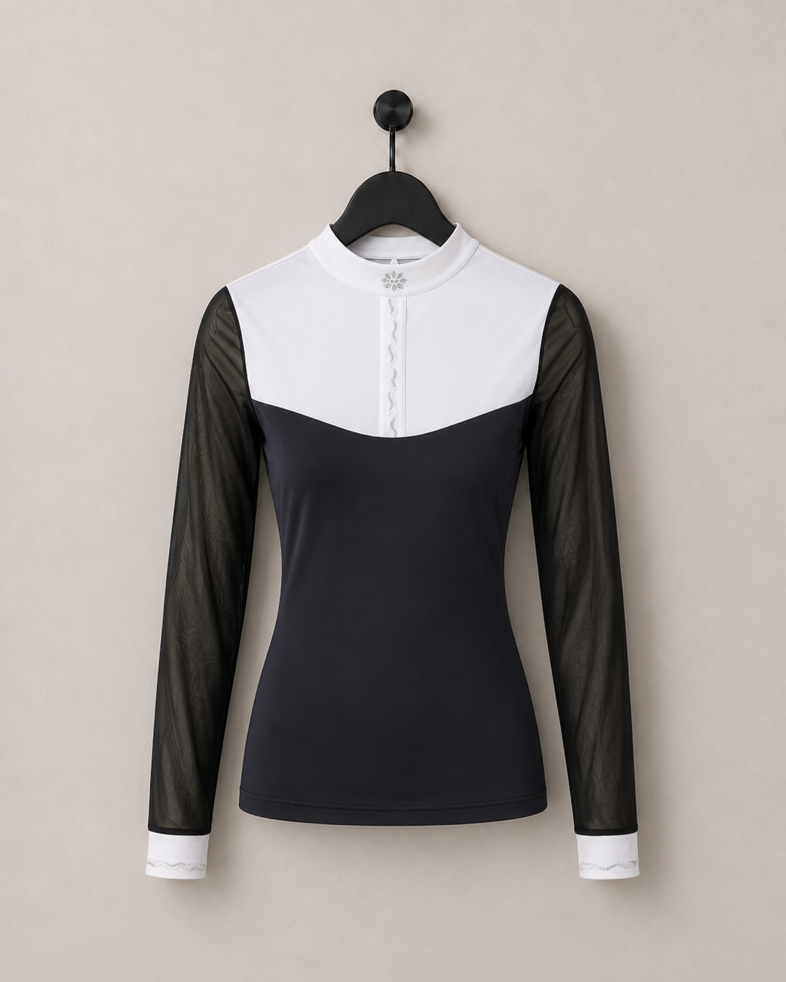 Pikeur Mesh Show Competition Blouse Black
