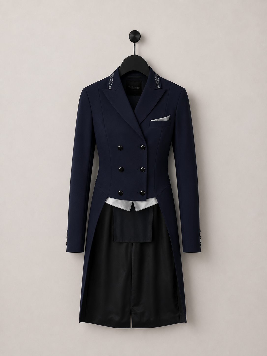 Pikeur Liliane Competition Show Jacket Shadbelly Tail Coat Navy