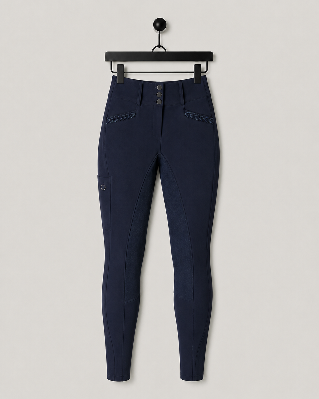 Pikeur Candela Flex Faux Leather FFL Breeches High Waist Navy