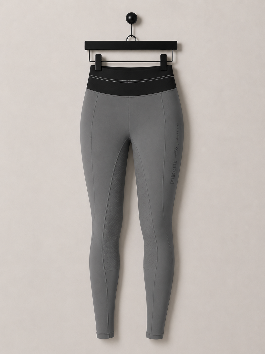 Pikeur Gia Athleisure GR Full Grip Tights Light Gray, Midwaist