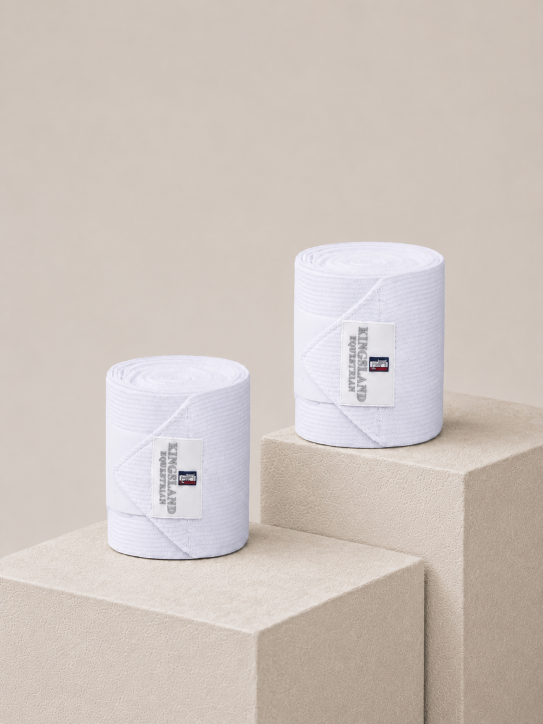Kingsland Elastic Bandages Polo Wrap White