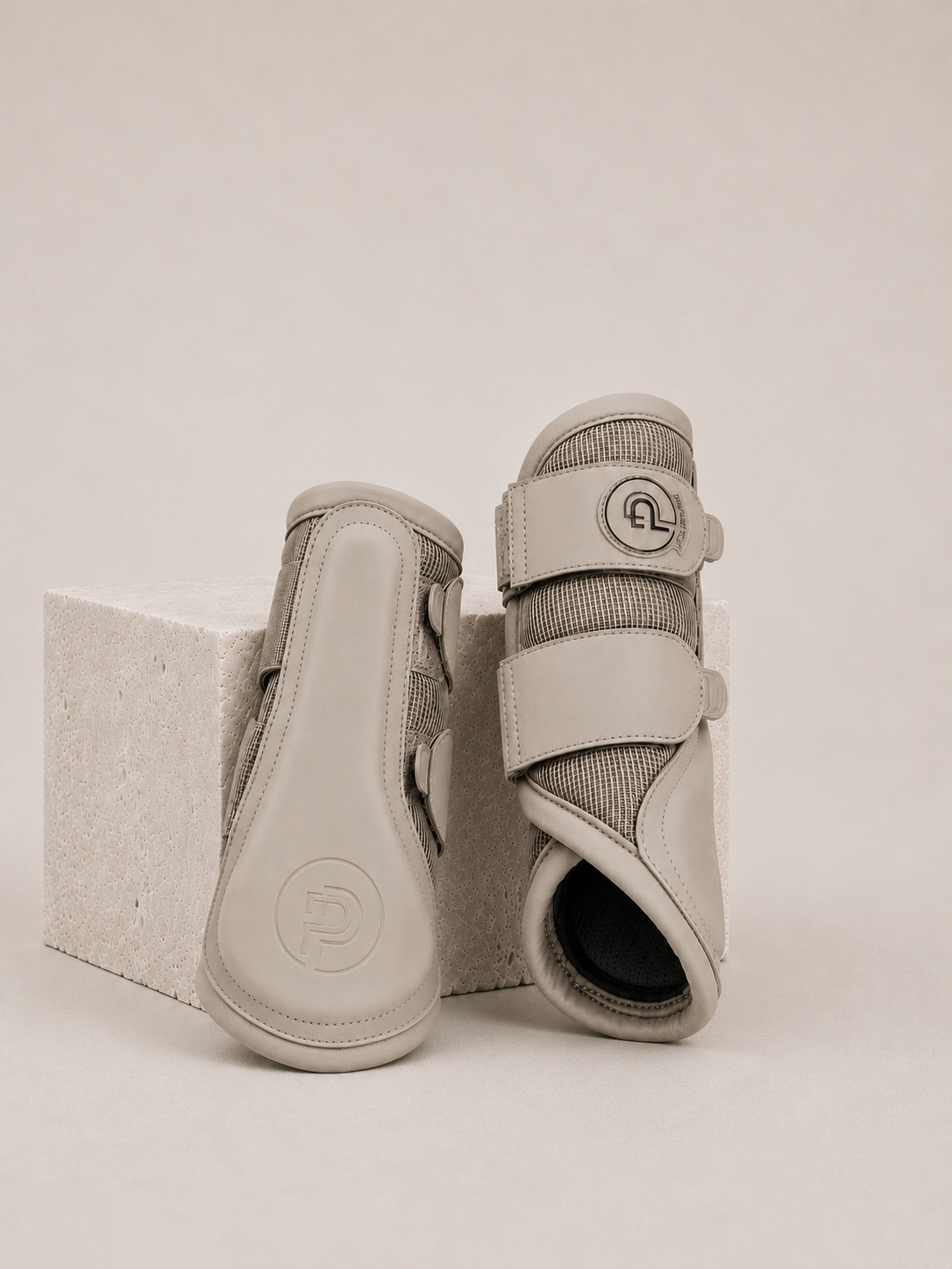 Eskadron Platinum Tendon Brushing Leg Boots Mesh Pale Gray