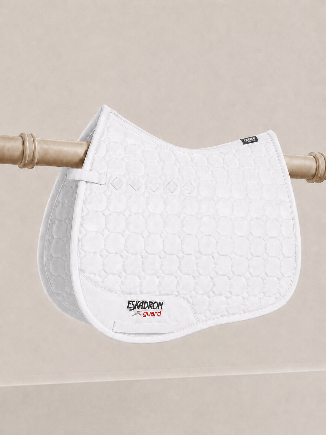 Eskadron Glossy Compact Sport Jumping AP Saddle Pad White
