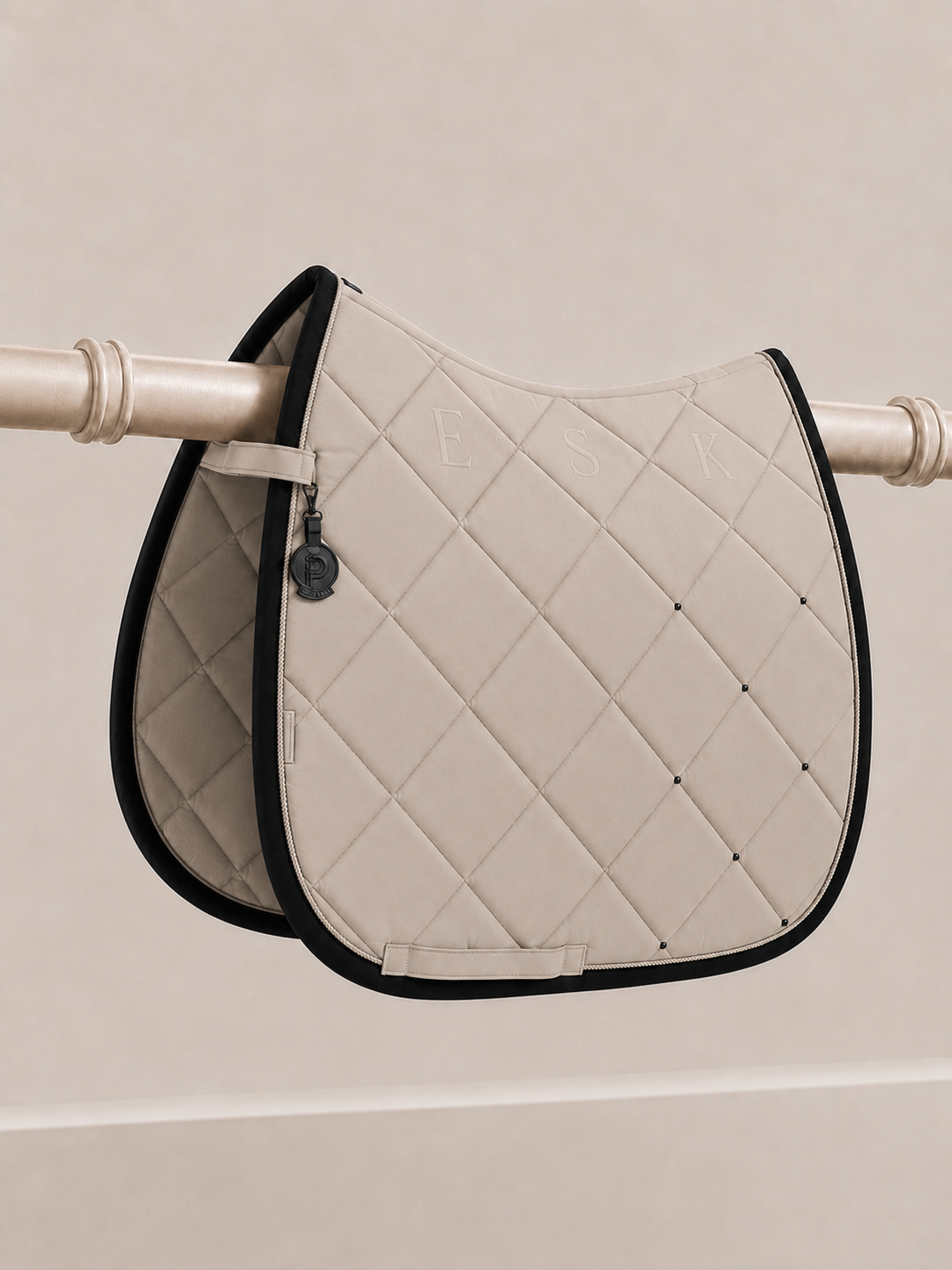 Eskadron Platinum Silk Diamond Dressage Saddle Pad Pale Gray