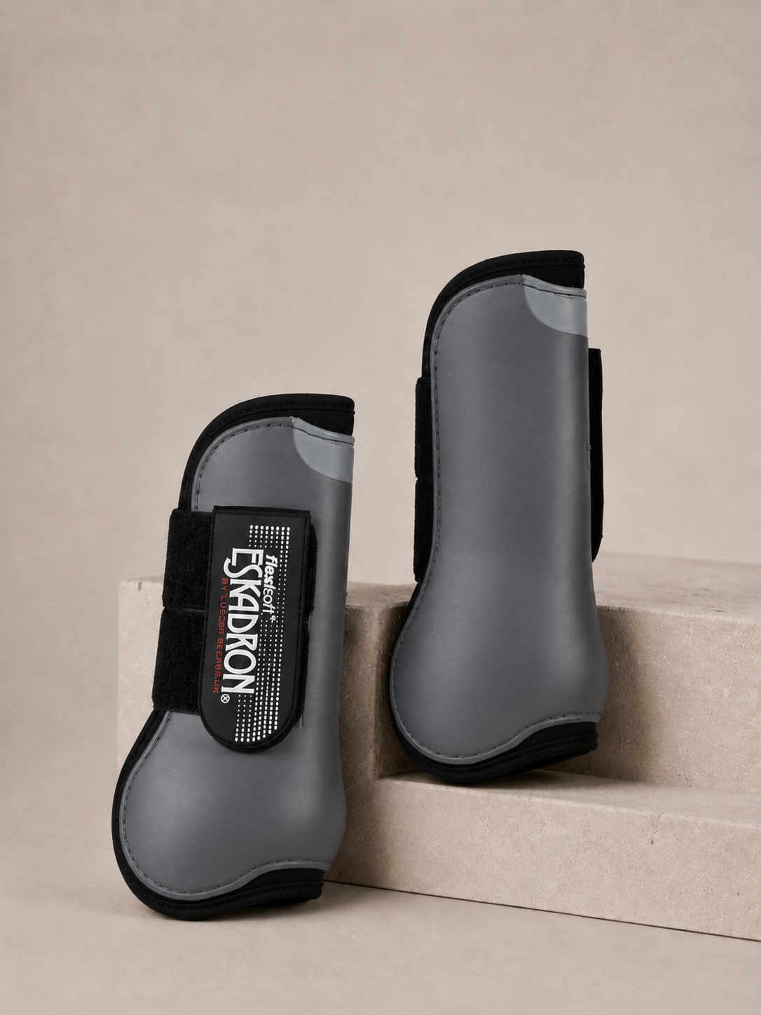 Eskadron Flexisoft Tendon Leg Protection Boots Fronts Anthracite Gray