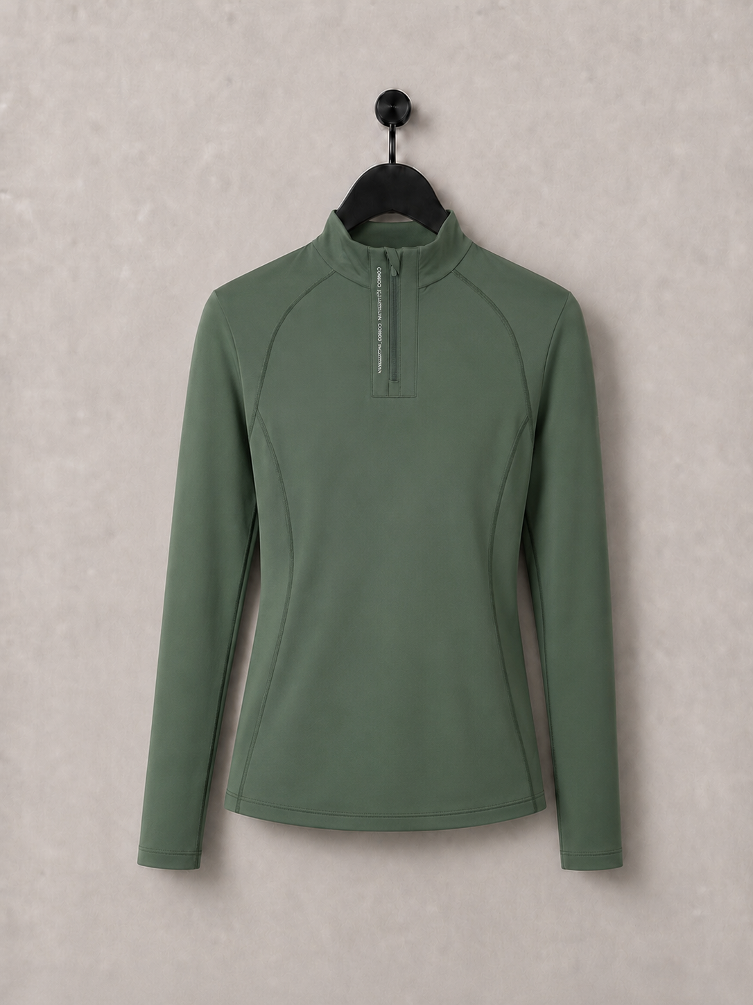 Catago Bree Half-Zip Long Sleeve Riding Shirt Green