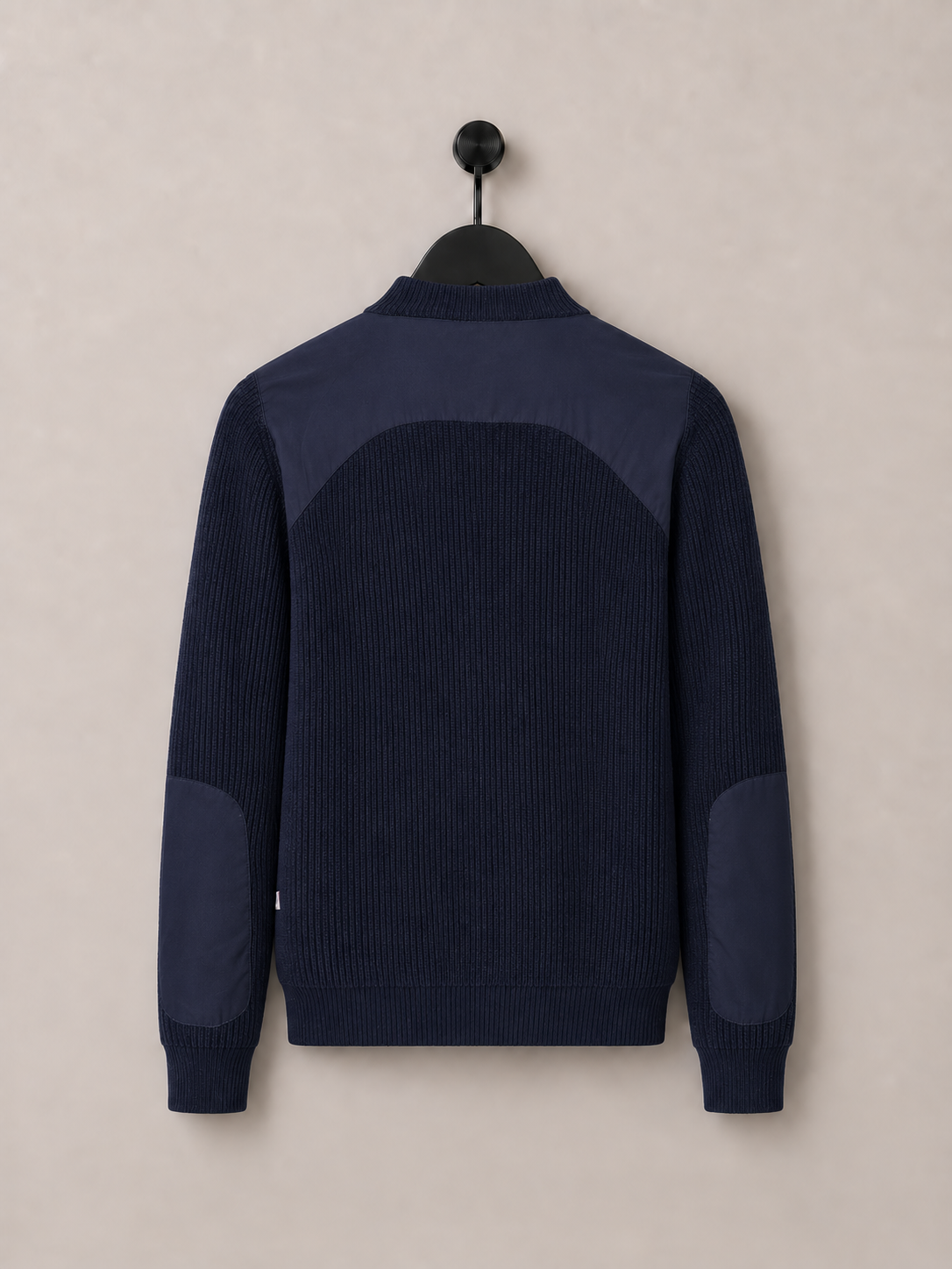 Kingsland KLVas Mens Pullover Knit Cable Sweater Navy