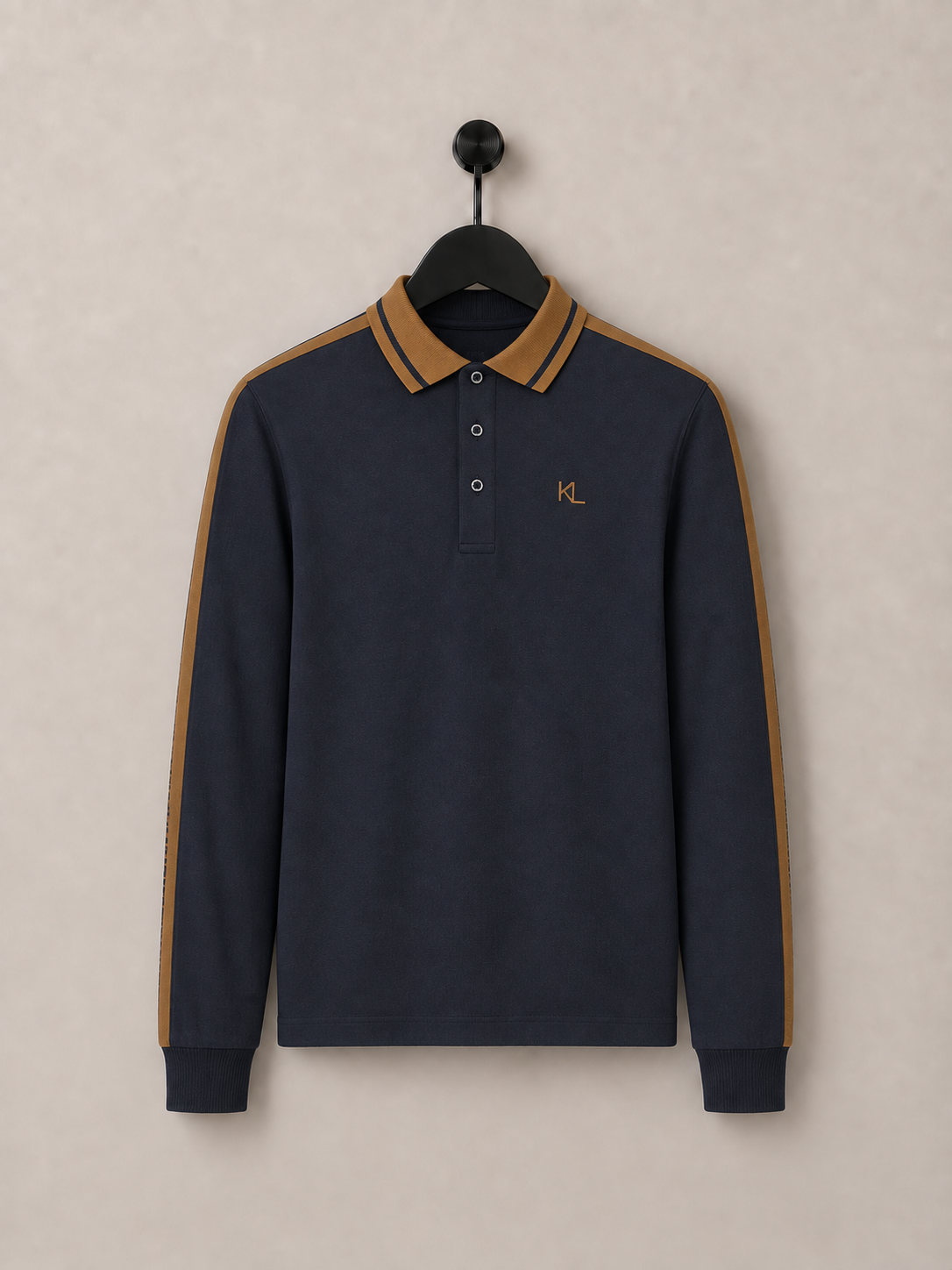 Kingsland KLMarco Mens Training Long Sleeve Pique Polo Shirt