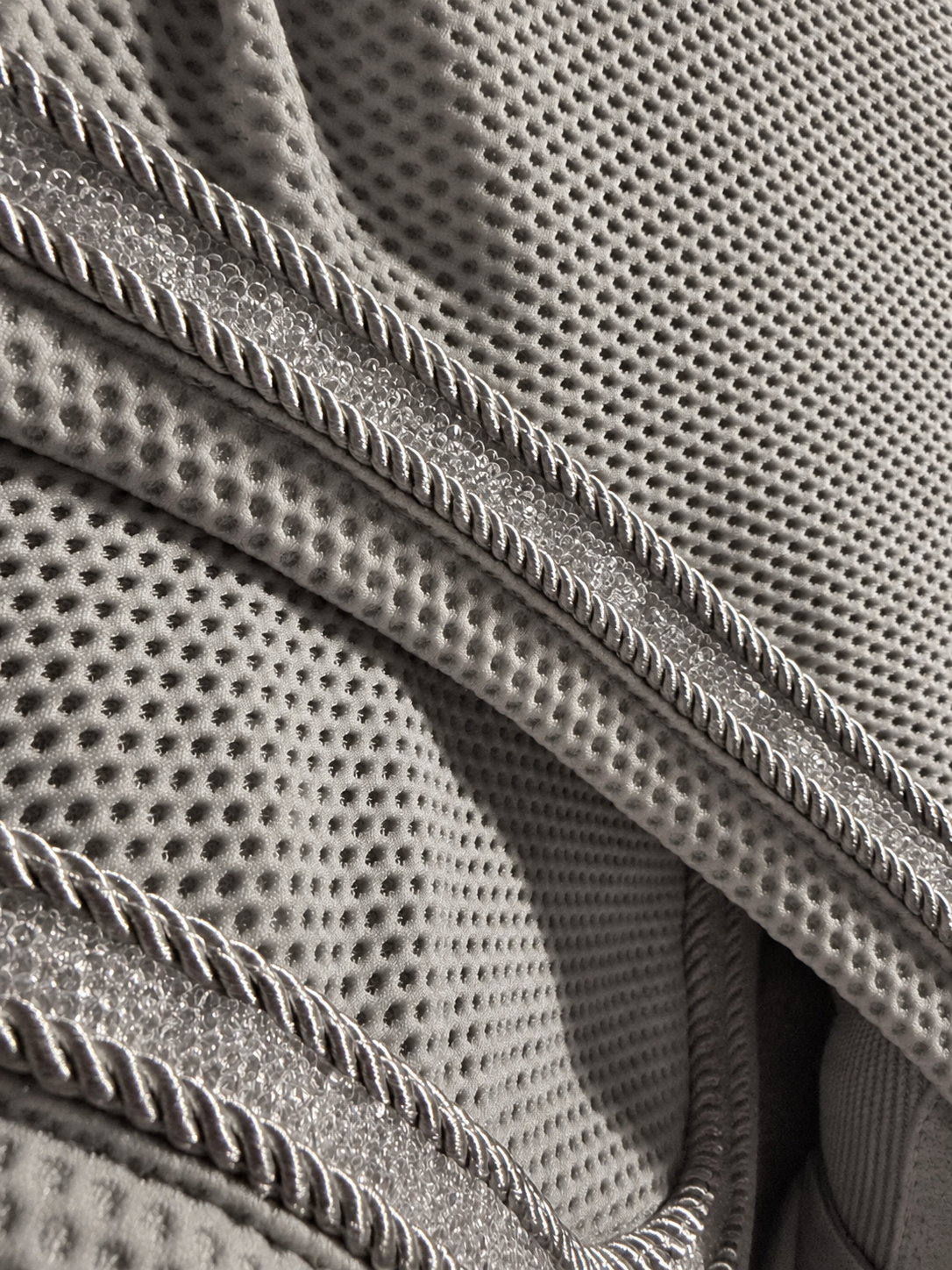 Eskadron Platinum Dynair Mesh Fly Veil Ear Bonnet Pale Gray