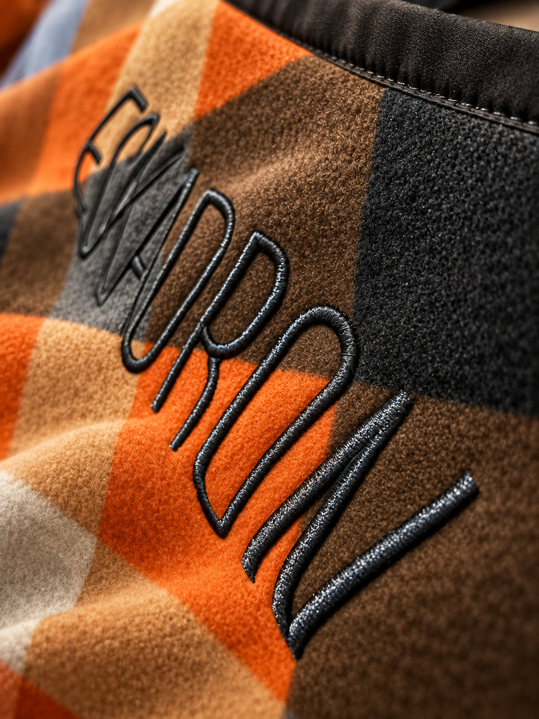 Eskadron Platinum 2026 Orange Check fleece Cooler Rug