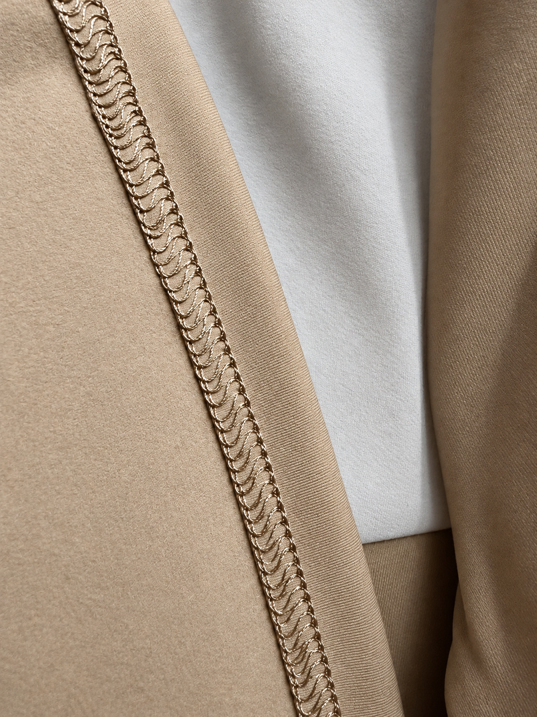 Pikeur Competition Training Shirt Mocha Cream and White