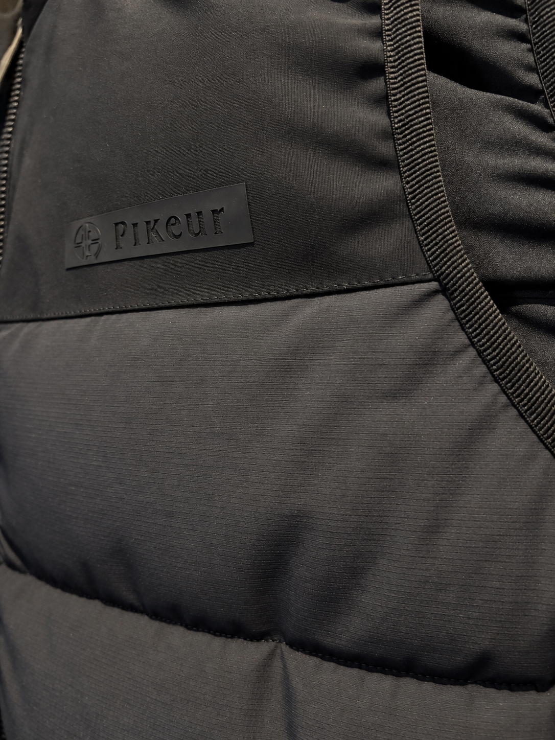 Pikeur Hybrid Quilted Mens Vest Black