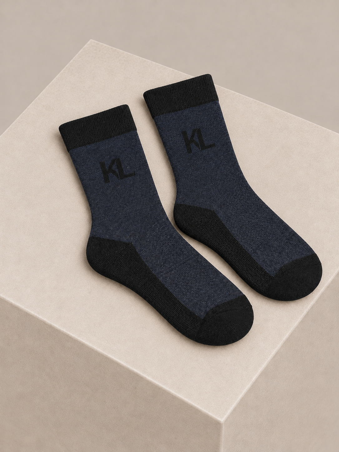 Kingsland KLAudrey Mid-Length Woolmix Socks Navy