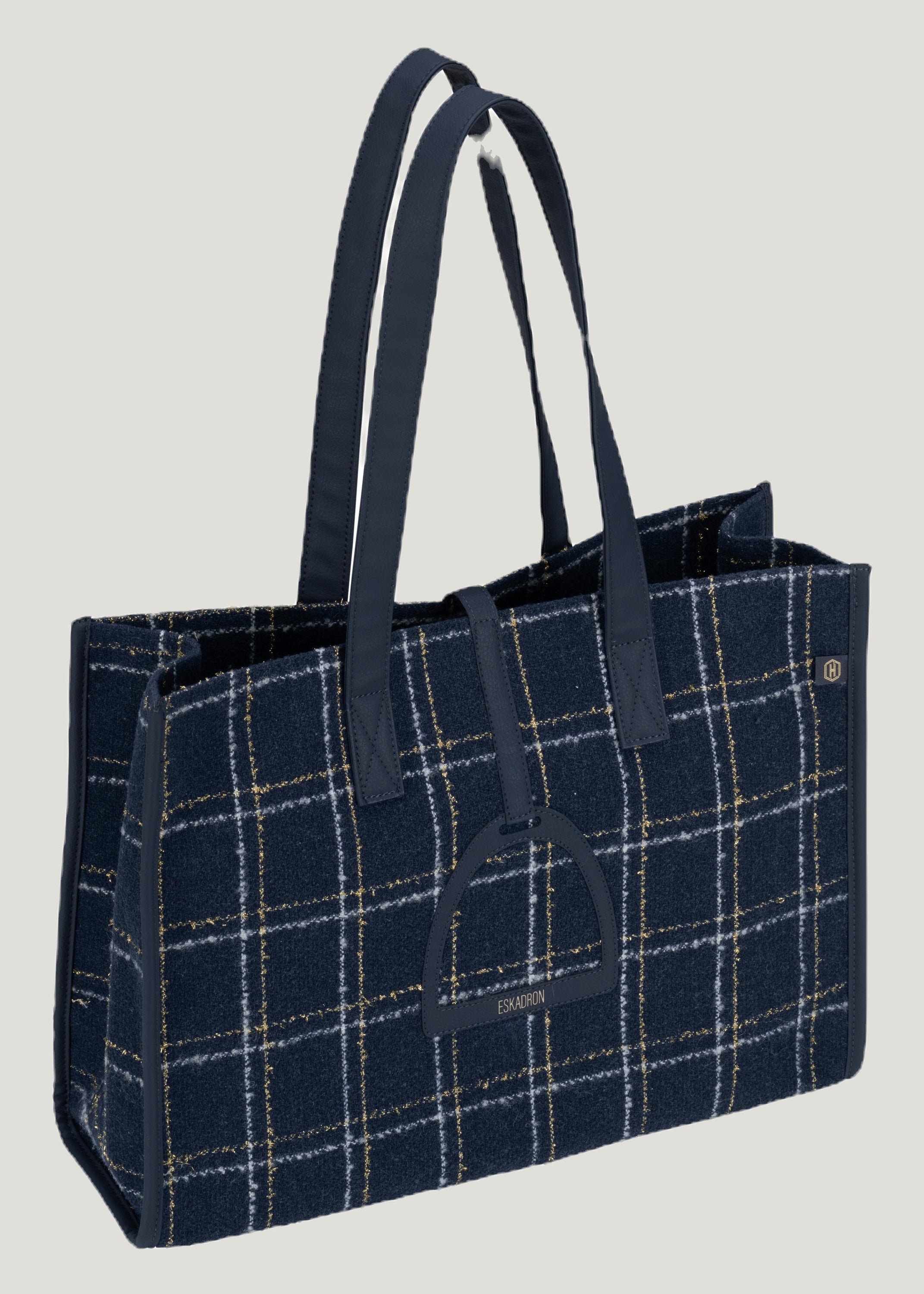 Eskadron Shopper Bag Boucle Tote Navy
