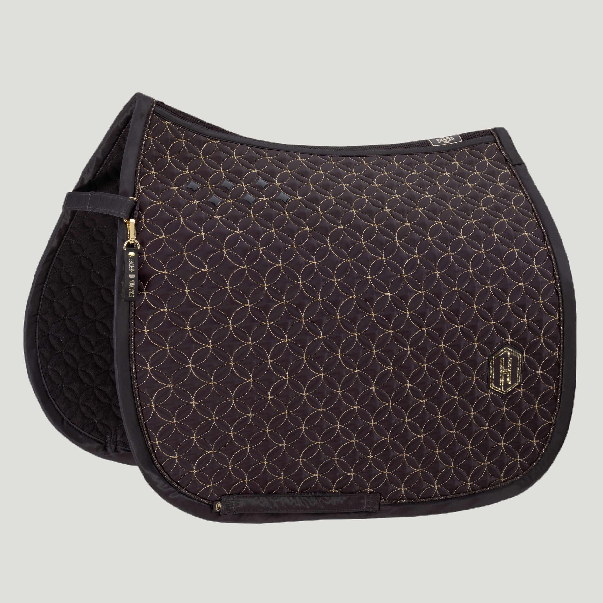 Eskadron Saddle Pad Highgloss Heritage Brown