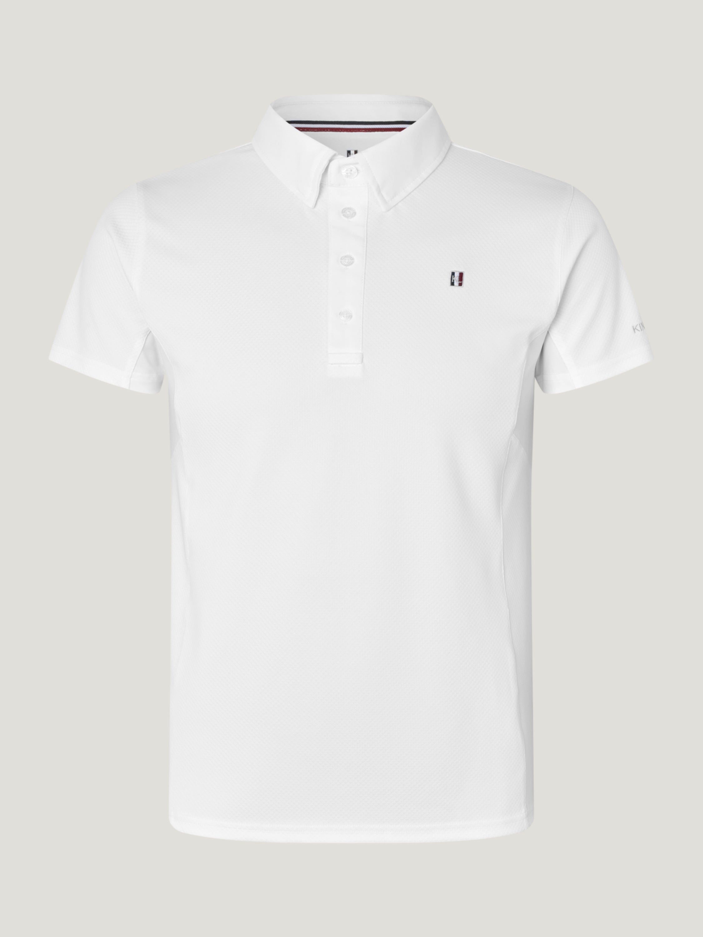 Kingsland Classic Mens Show Competition Shirt Mesh White
