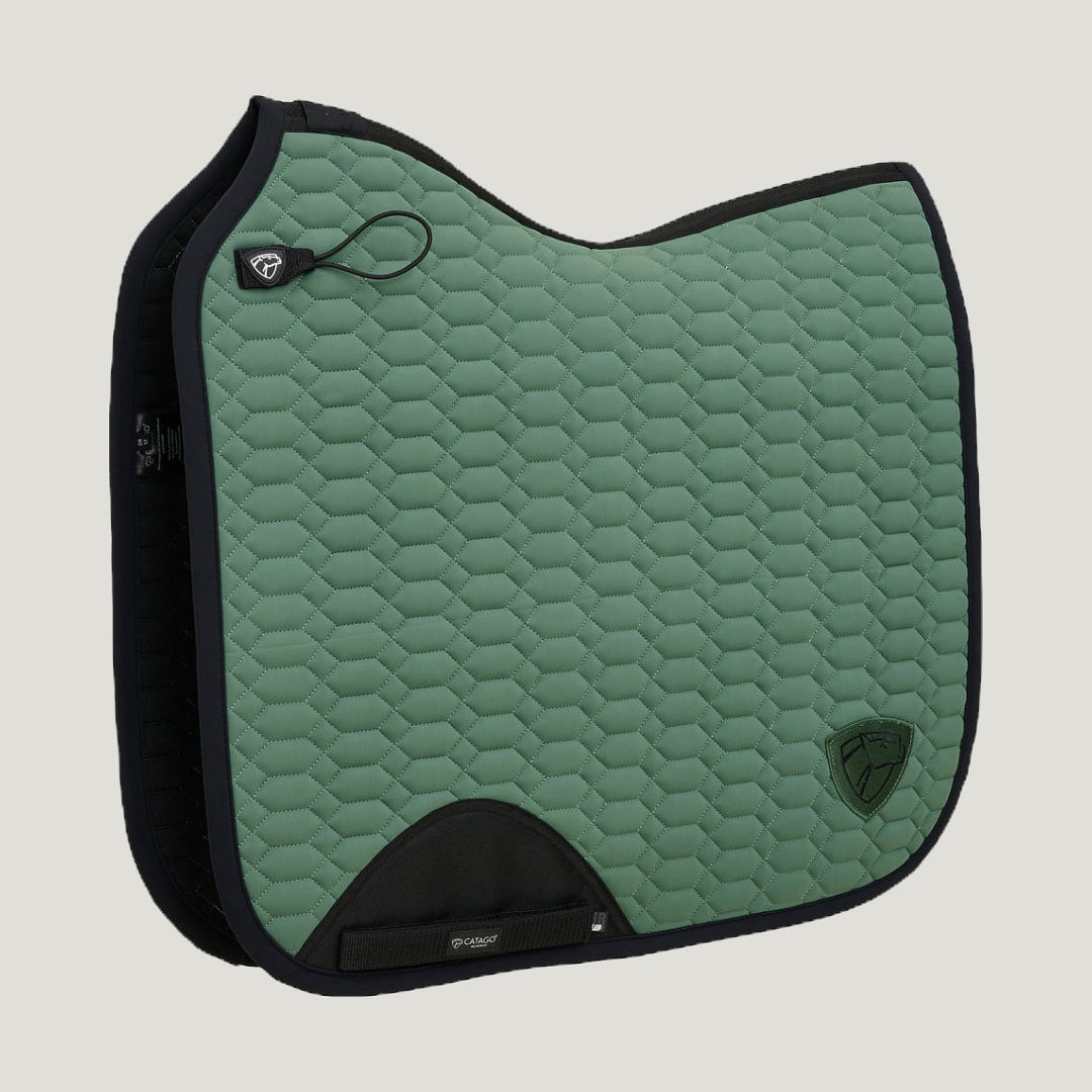 Catago FIR-Tech Grand Saddle Pad Dressage Green