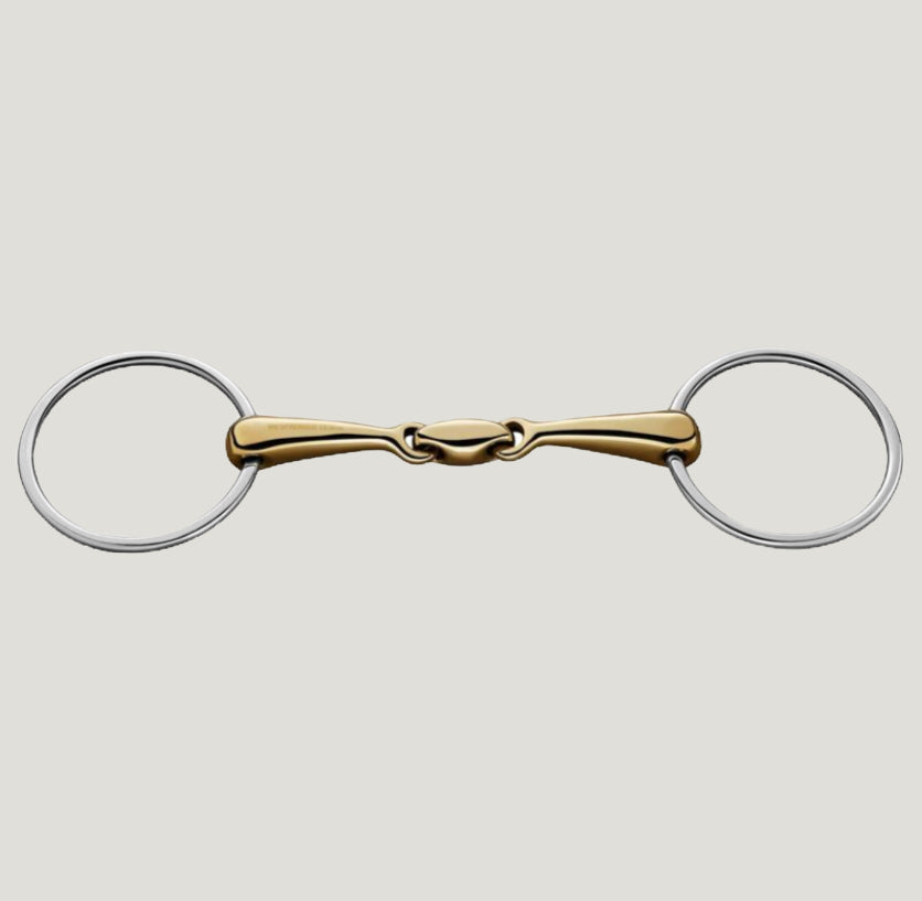 Sprenger Copper Plus Double Jointed Loose Ring Snaffle Bit - 145mm /16 mm