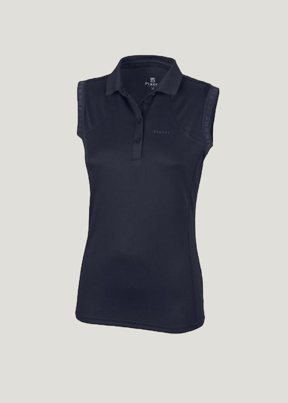 Pikeur Polo Riding Shirt Sleeveless Navy