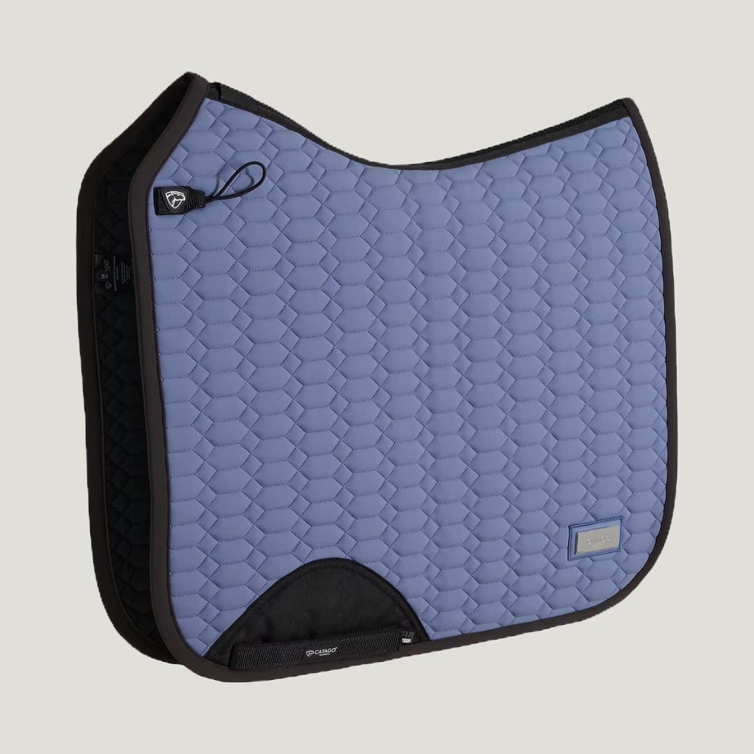 Catago FIR-Tech Grand Saddle Pad Light Blue Dressage