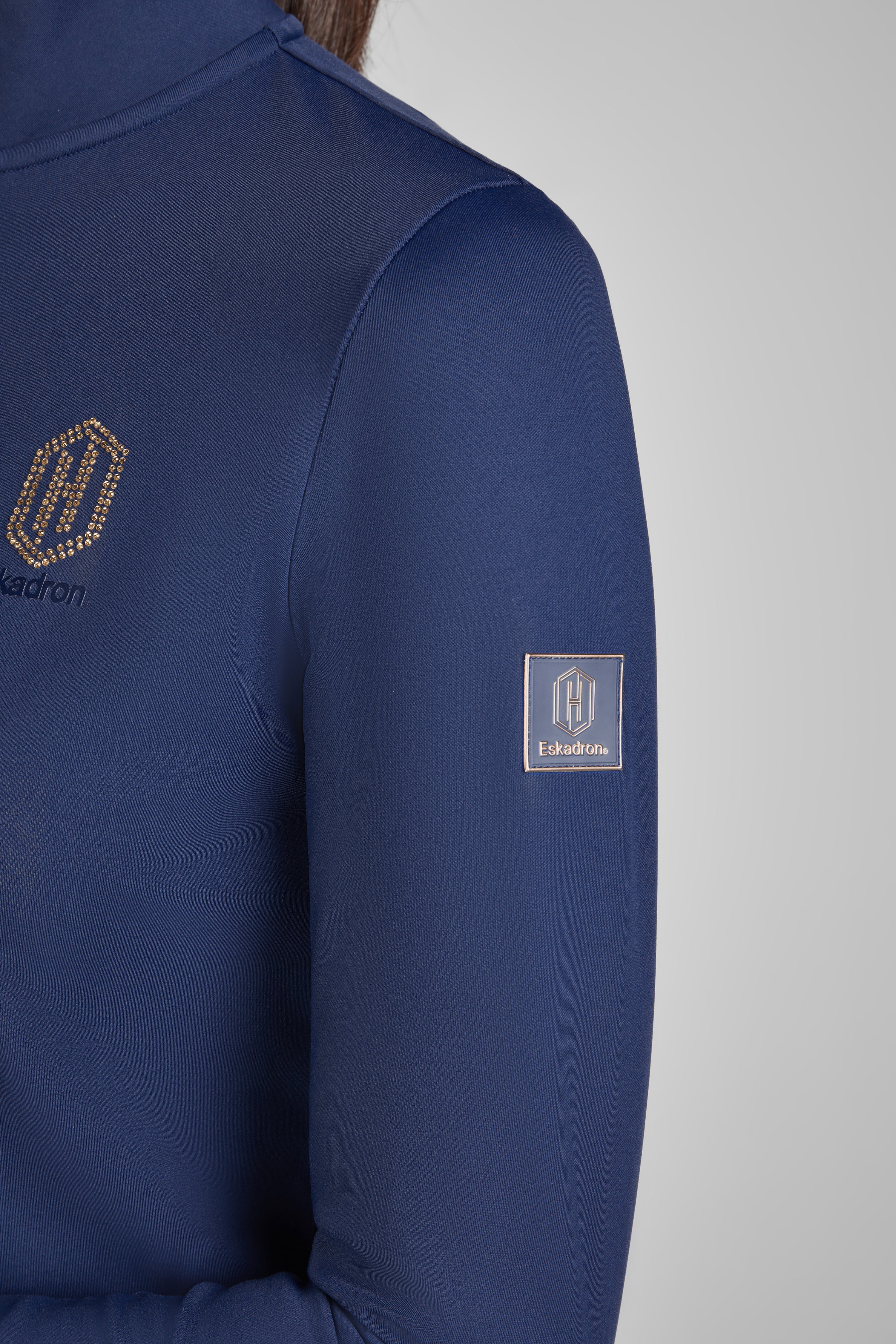 Eskadron Cosy Half Zip Riding Shirt Womens Blue