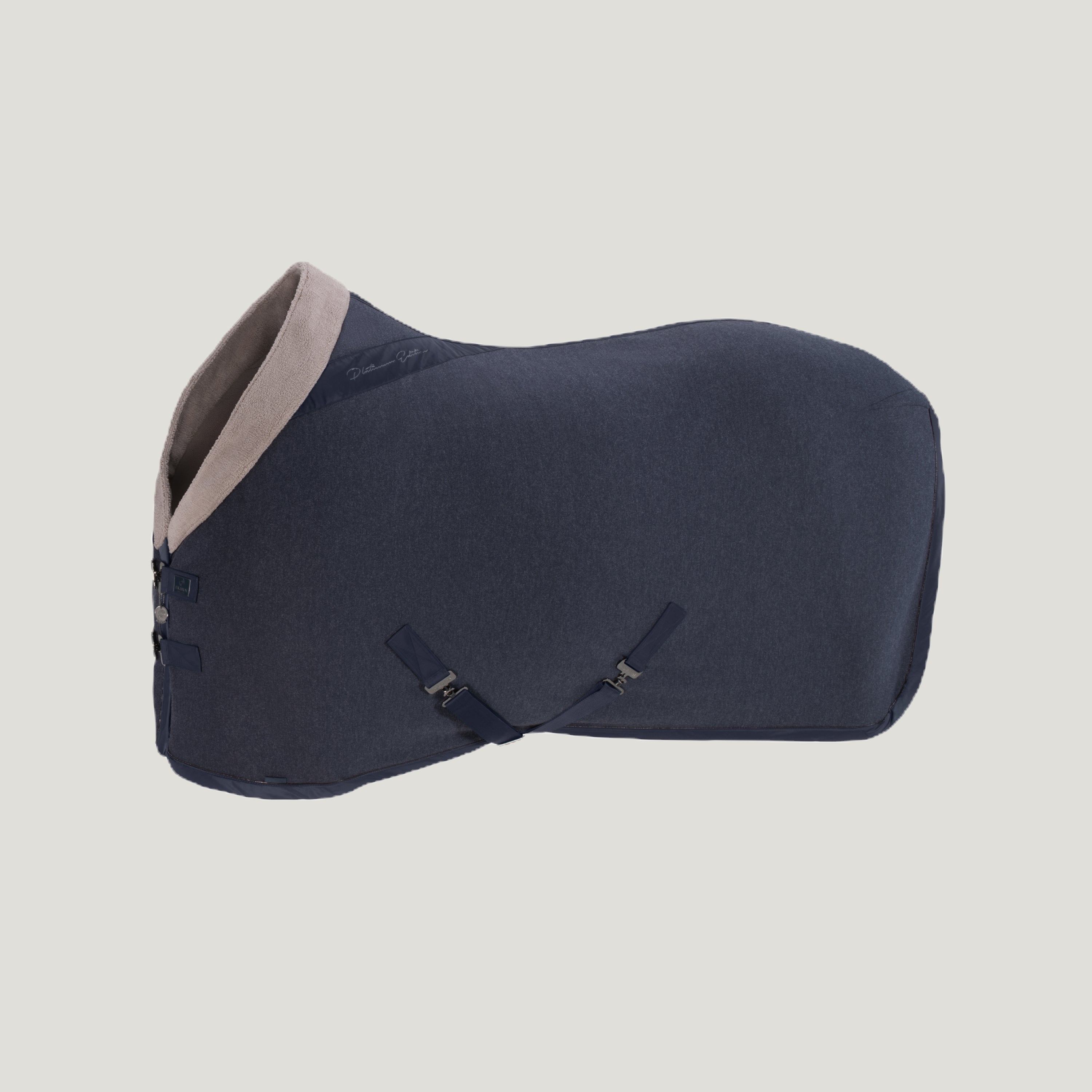 Eskadron Platinum Wool-Acrylic Teddy Cooler Sweat Rug Sheet Blue
