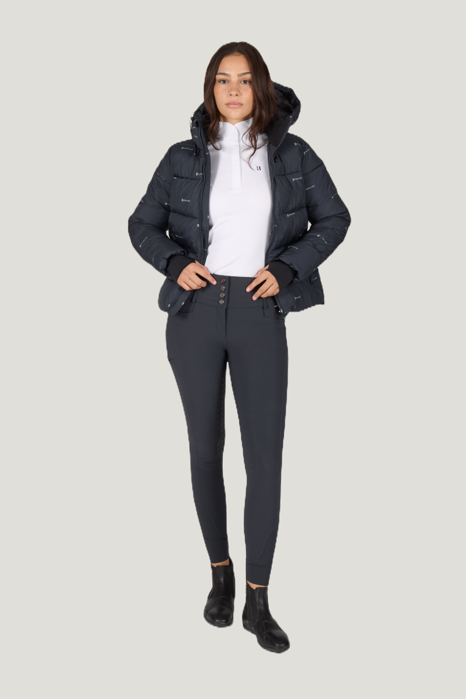 Kingsland KLKhloe X Shape High Waist Full-Grip Ladies Breeches Black