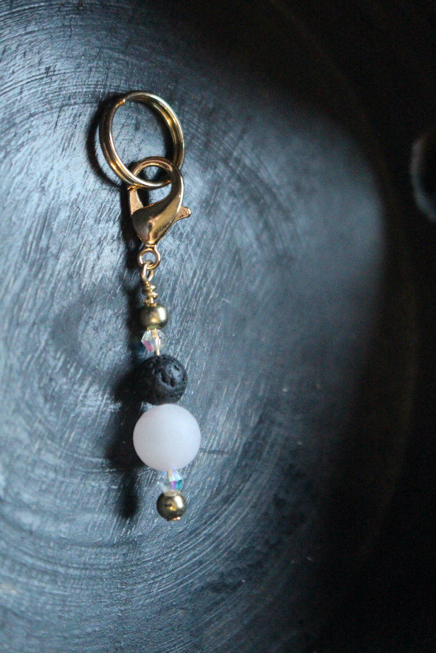 Westoria Rose Quartz/ Lava Stone- Relaxation, Contentment & Love