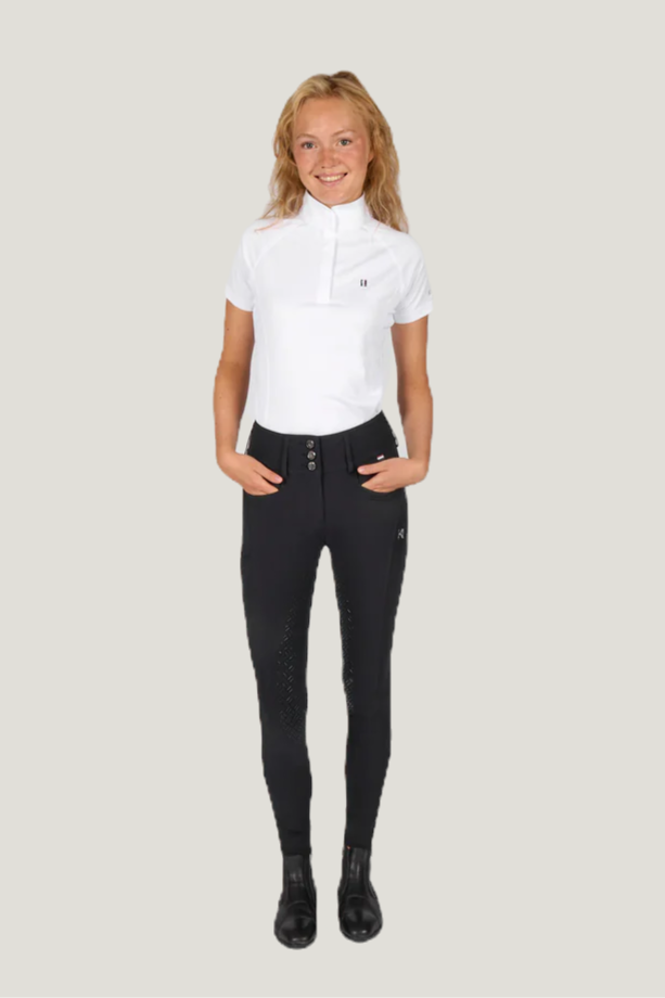 Kingsland KLKimi A Shape Mid- Waist Full-Grip Ladies Breeches Black