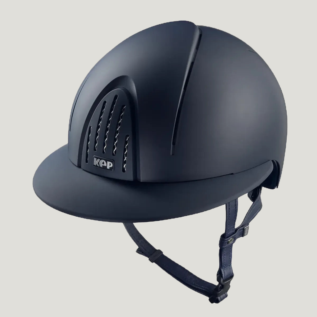 KEP Smart Nova Matte Blue Textile Finish Wide Visor