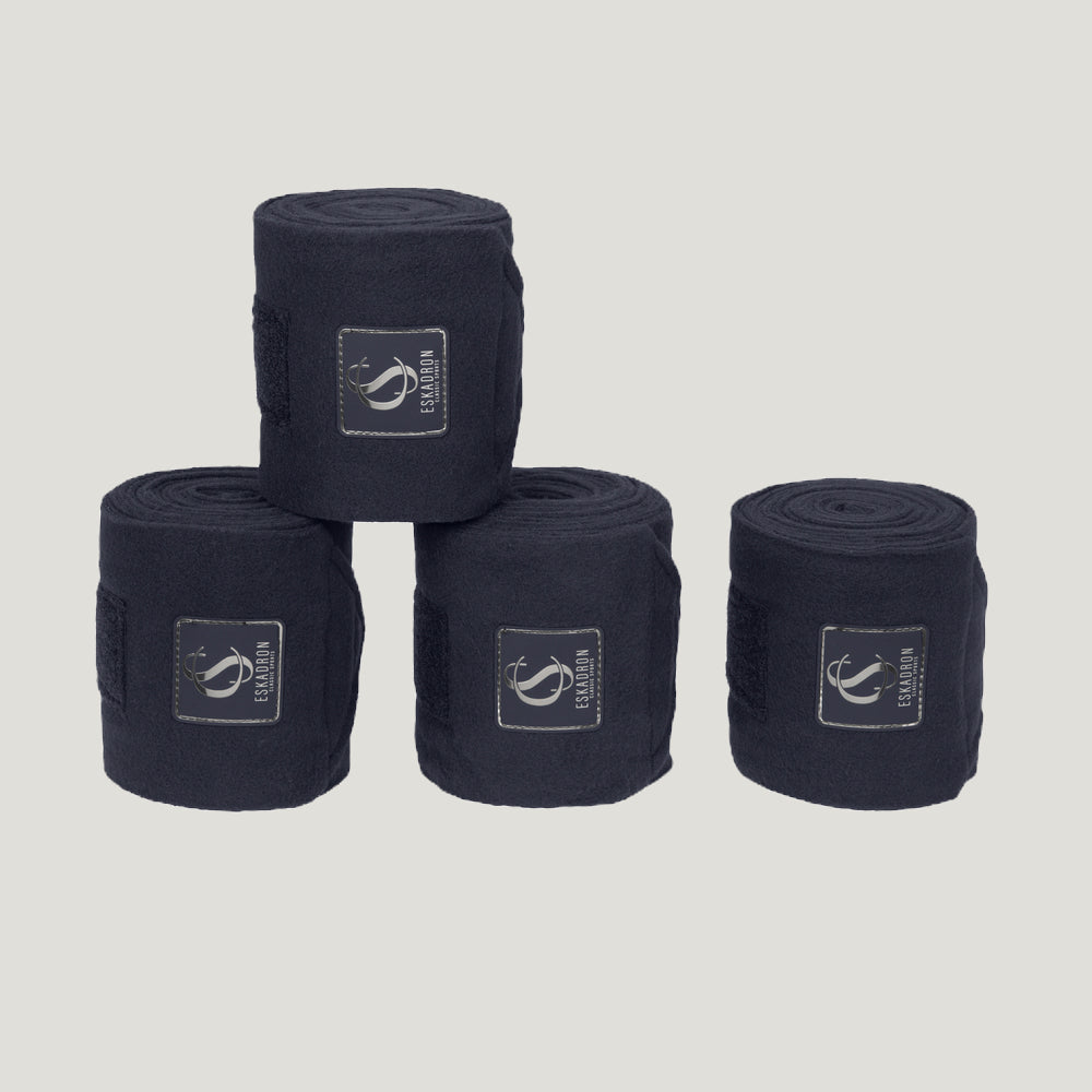 Eskadron Set of 4 Fleece Navy Bandages Polo Wrap