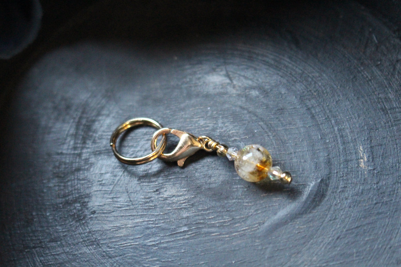 Westoria Citrine Bridle Charm- Abundance, Happiness  and Optimism