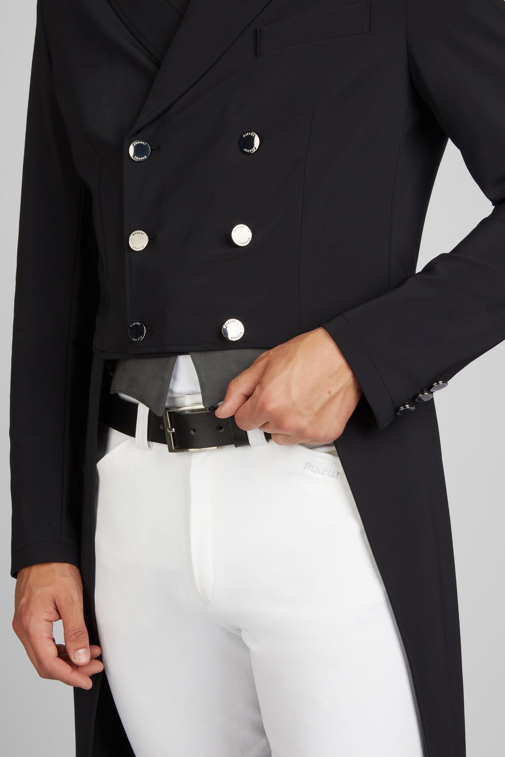 Pikeur Mens James Shadbelly Show Jacket Tail Coat Black Navy