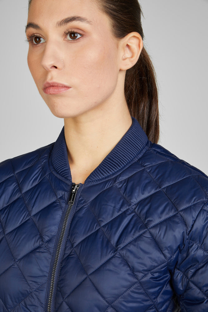 Eskadron Quilt Bomber Riding Jacket Ladies Blue