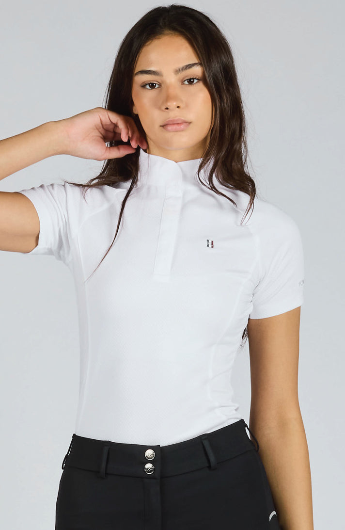 Kingsland Classic Ladies Show Competition Shirt Mesh White