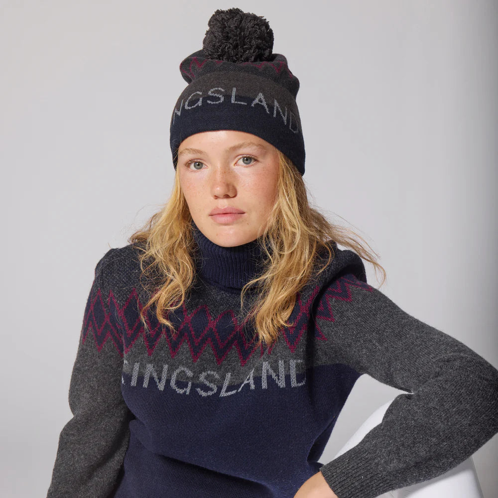 Kingsland KLMika Knitted Hat Beanie Navy