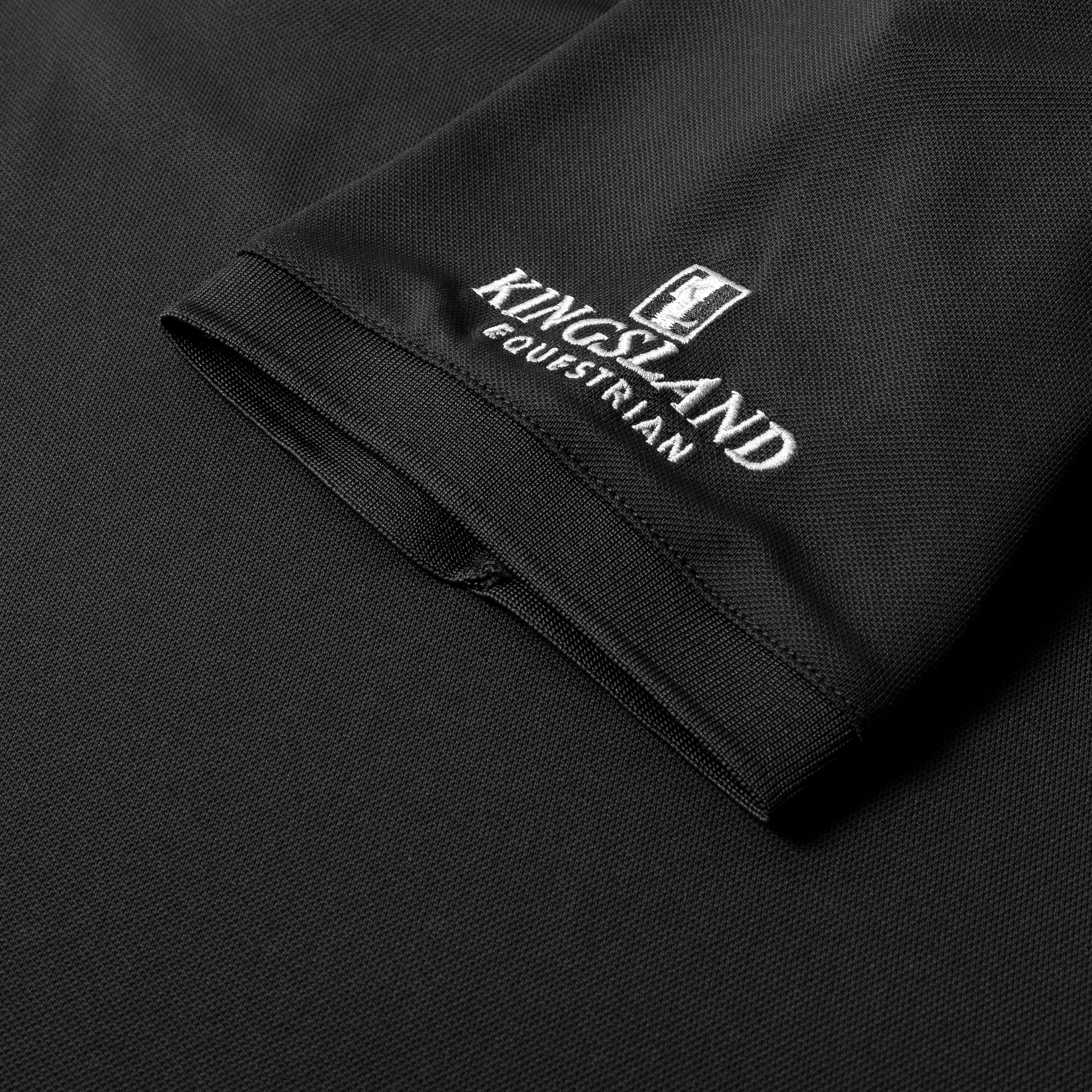 Kingsland Classic Pique Ladies Training Shirt Top Black