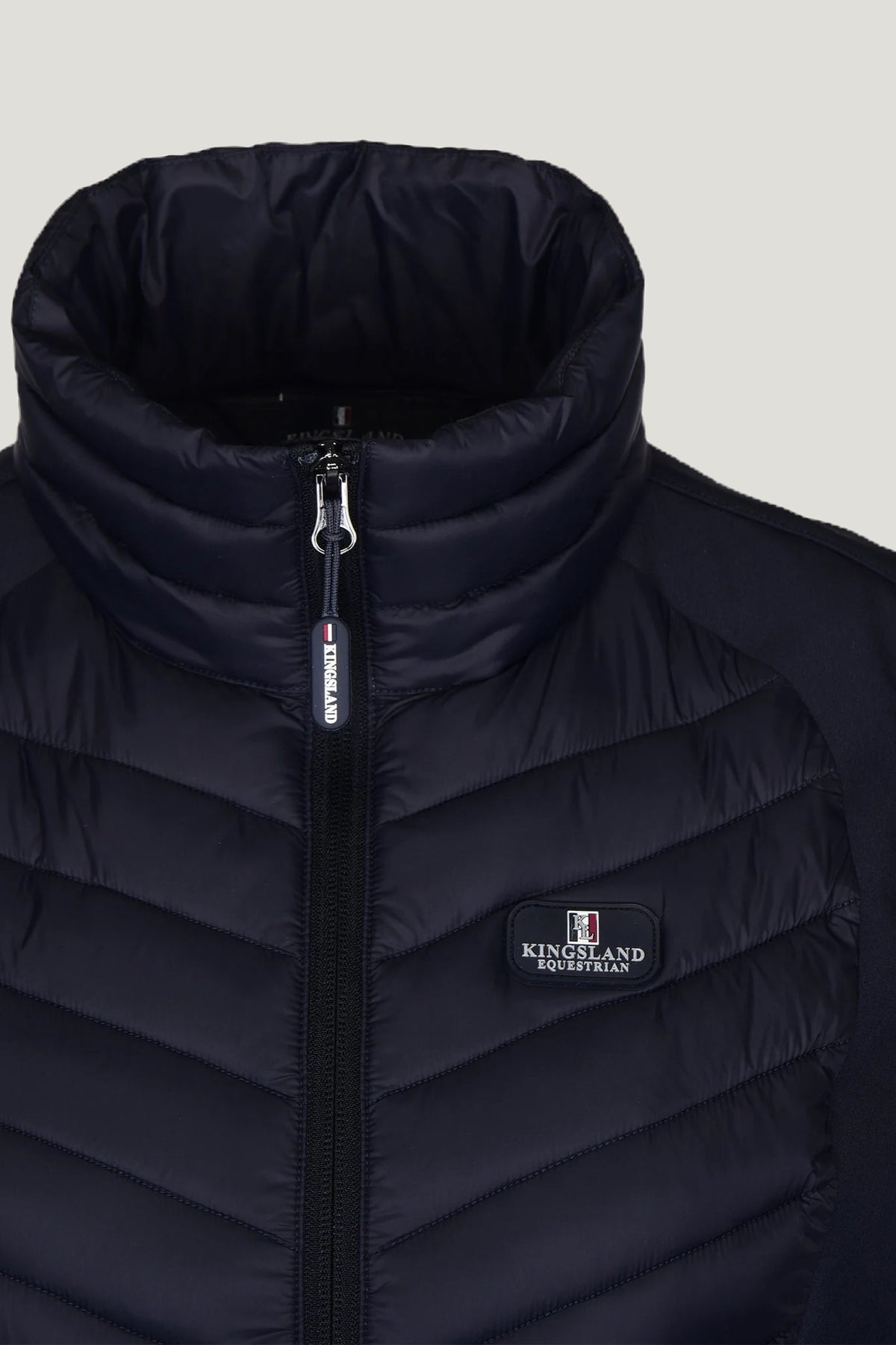 Kingsland Classic Hybrid Fitted Vest Body Warmer Navy