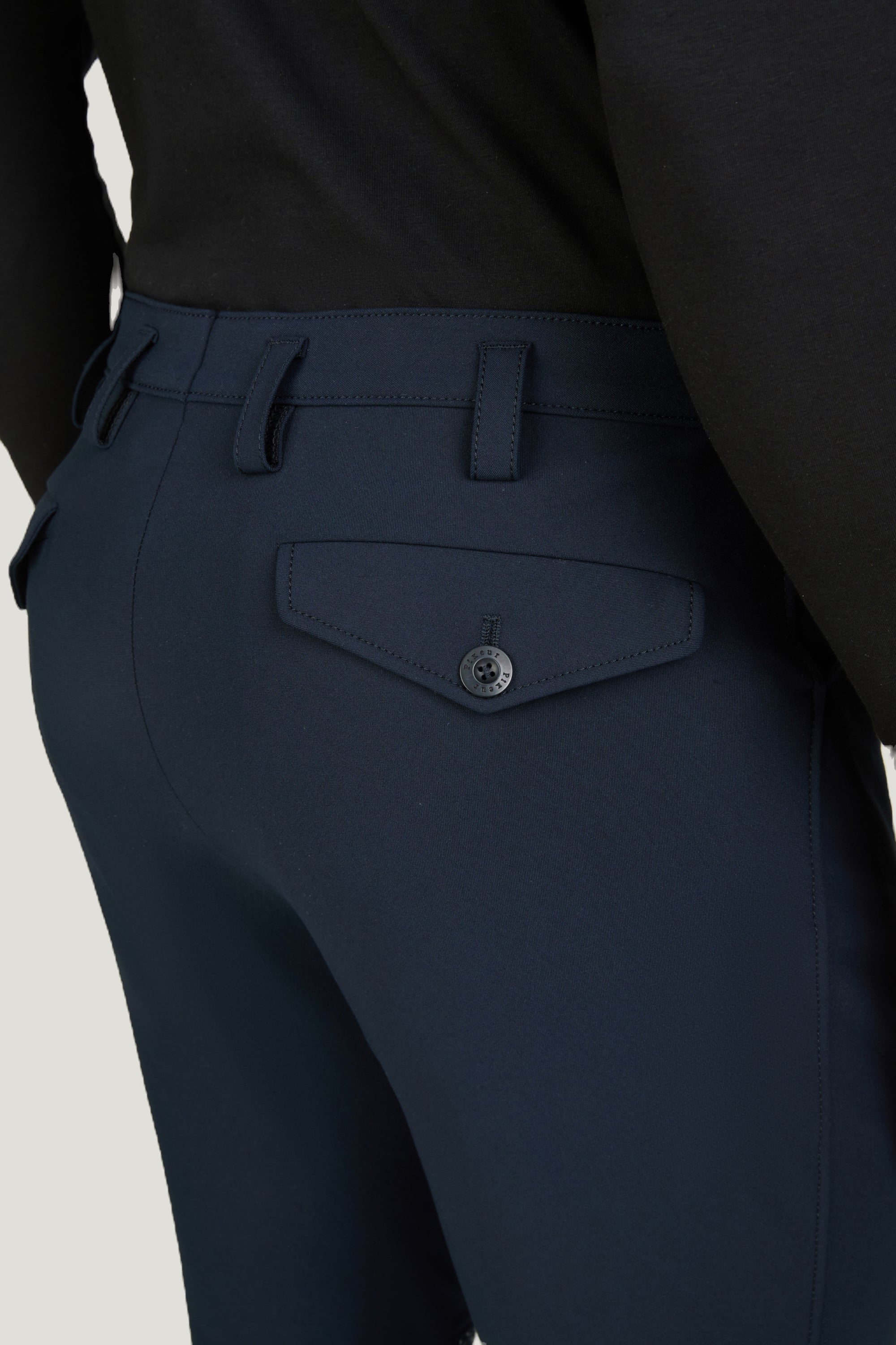 Pikeur Mens Rodrigo Breeches Knee Patch Navy