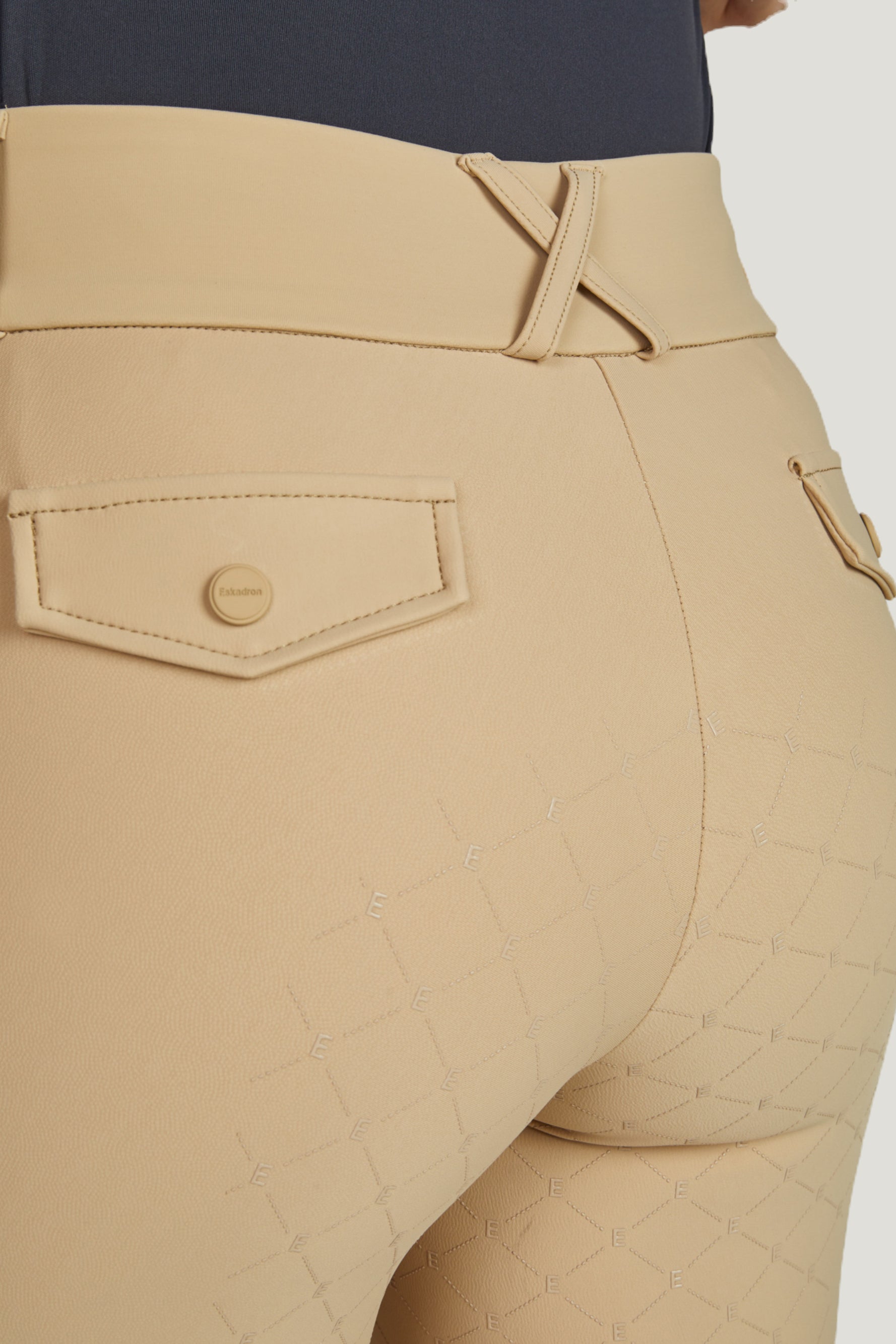 Eskadron Classic Soft Shell Riding Tights Full Grip Beige